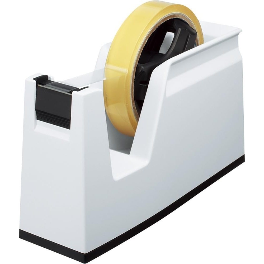 image:imageKokuyo Desktop Tape Dispenser Black NonSkid Tape Roll Dispenser Refillable Blade Perfect for Office Home School Tape not Included 1 DispenserPack Japan Import TSM100DTSM100W