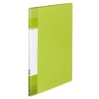Kokuyo Glassele 20 Pockets Binder with Plastic Sleeves 8.5″x11″ (Light Green), Expandable Art Portfolio Folder with Clear Sheet Protectors, 40 Pages of Presentation Display Book. (RA-GLB20LG)