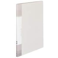 Kokuyo Glassele Clear Book, Expandable Display Book, Presentation Binder with Plastic Sleeves 20-Pocket Bound, Presentation Book Art Portfolio Folder, A4-S, Off-White, Japan Import (RA-GLB20W)