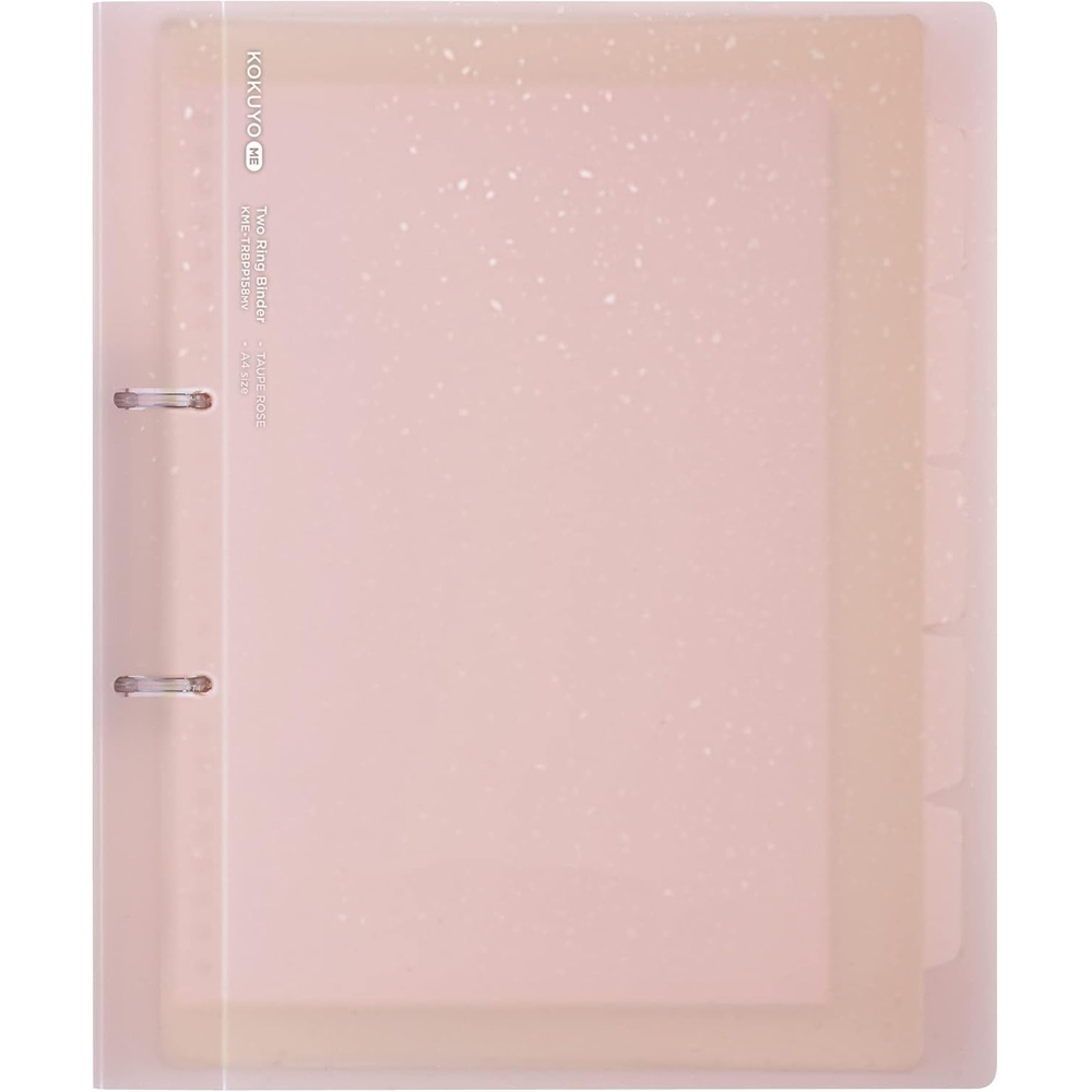 image:imageKokuyo Me 2Ring Loose Leaf Binder A4 Up to 100 Sheets Taupe Rose Japan Import KMETRBPP158MVTaupe Rose