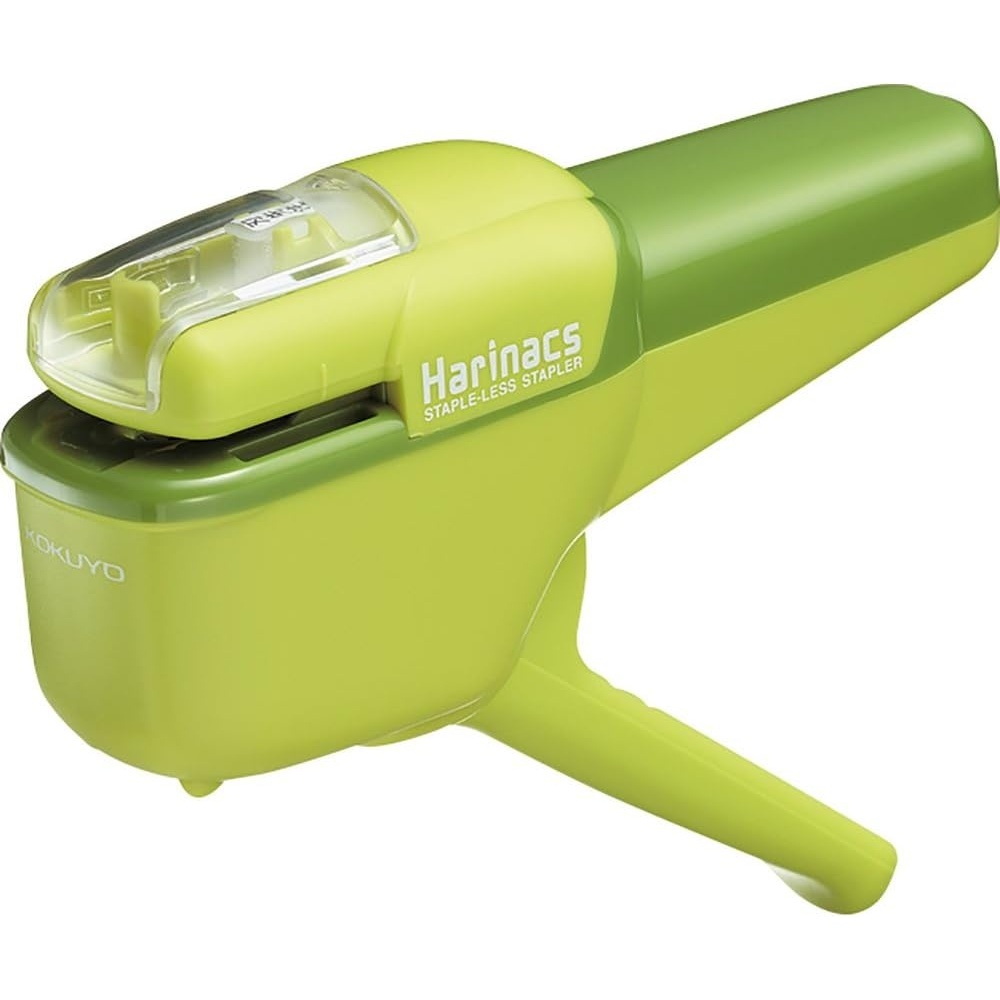 image:imageKokuyo Stapleless Stapler Harinacs Handheld StapleFree Up to 10 Sheets No Staple Binding Portable Compact Holeless Stapler Black Japan Import SLNMSH110DGreen