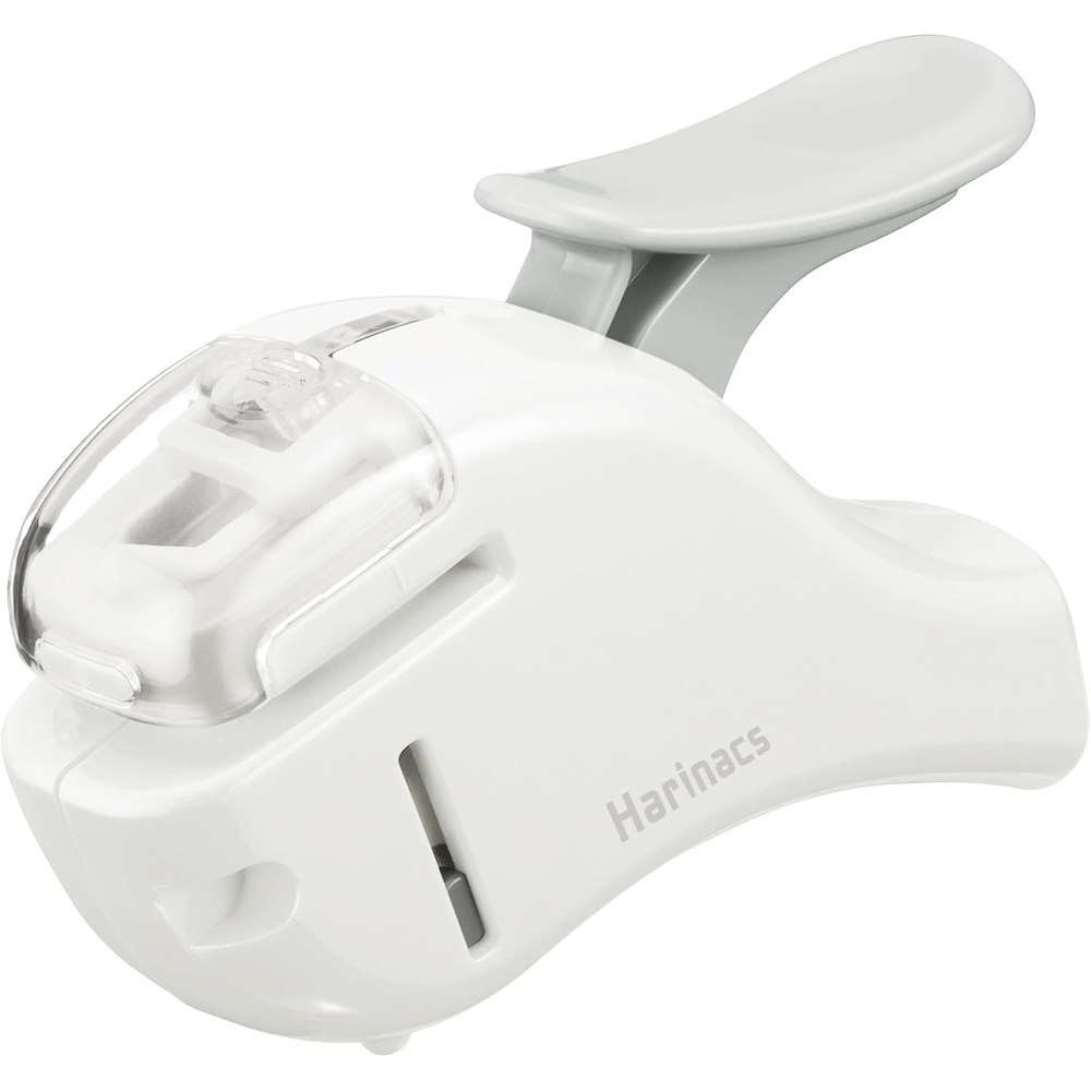 image:imageKokuyo Stapleless Stapler Harinacs Handheld StapleFree Up to 5 Sheets No Staple Binding Portable Holeless Compact Alpha Black Japan Import SLNMSH305DBPale White