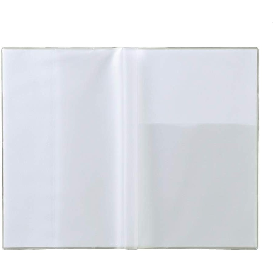 image:imageKokuyo Transparent Cover for JIBUNTECHO B6 Slim Size Notebook 75 x 98 02 mm Thick with 1 Pen Loop amp 4 Card Holders Japan Import NIJGM61