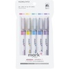 image:imageKOKUYO Fluorescent Highlighters 2 Tone Chisel Tip Bible Markers in Assorted Colors No Bleed QuickDry Art Marker for Journal Planner Notes Japan Import PMMT1005S2Assorted