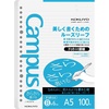image:imageKokuyo Campus Loose Leaf Paper A5 Filler Paper with B 6mm Dot Ruled 100 Sheets 75 GSM Sarasara Smooth Writing 20 Holes 814x6 Binder Notebook Bleed Resistant Paper NO807BTN1