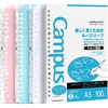 image:imageKokuyo Campus Smart Ring Binders 3 Pack B5 Notebook Binder 100 Sheet 6mm Dot Ruled Refiller Paper 25 Sheet Capacity 26 Rings Light Color Perfect for Work Study amp JournalLight Color