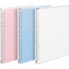 image:imageKokuyo Campus Smart Ring Binders 3 Pack B5 Vivid Colors Binder Notebooks Up to 25 Sheets 26 Holes Slim Binder Folder with 10 Campus Sarasara Looseleaf Paper Each for Study and Journal Japan ImportLight Colors