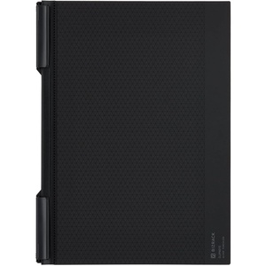 KOKUYO Bizrack Clipnote Punchless, Clip Folder, Holds up to 25 Sheets, A4-S, Olive Green (NO-BRCN202DG)(Brown Black)