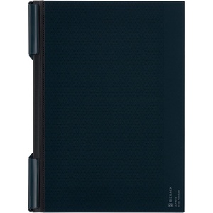 KOKUYO Bizrack Clipnote Punchless, Clip Folder, Holds up to 25 Sheets, A4-S, Olive Green (NO-BRCN202DG)(Navy Black (Limited Color))