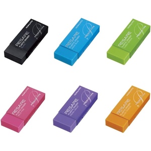 KOKUYO Japan Eraser “RESARE” Premium Type 6 Color Sets! Pencil Eraser with Sticky Note