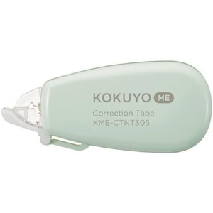 KOKUYO Me Correction Tape – 5.5mm Width, 19.7 Feet Long, Mini Japan Aesthetic Cute Correction Tape, Quick-Dry Premium Japanese Stationery for Student & Teacher, Mint Green(KME-CTNT305LG)