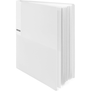 Kokuyo 40-Pocket Binder with Plastic Sleeves (Light Green), A4 Art Portfolio Folder with Clear Sheet Protectors. 80 Pages of Presentation Display Book. Japan Import (CTRA-C40LG)(Transparent)