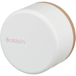Kokuyo Bobbin Washi Tape Case with Cutter, Masking Tape Storage Dispenser, Tape Cutter, Tape Roll Holder (Purple)(Wht)