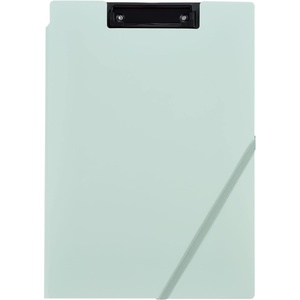 Kokuyo Clipboard Folder, Pink A4 Foldable Clipboard Folio with Clip. 360 Degree Binder Clipboard with Elastic Band, File Cover Work Folder Clipboards with Pen Slot (Joha-MC50P)(Green)