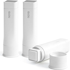 Kokuyo Gloo Square Glue Stick, Color Disappearable, Medium Size, Pack of 3, Japan Import (TA-G312-3P)(Adhesive Glue Stick)