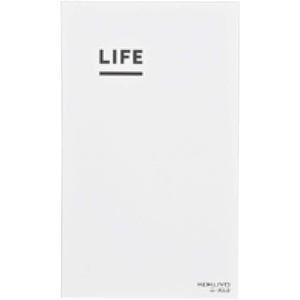 Kokuyo JIBUN_TECHO Life Log Notebook, A5 Slim (8.3″ x 4.9″), 40 Sheets, MIO Paper, Japan Import (NI-JCL3)