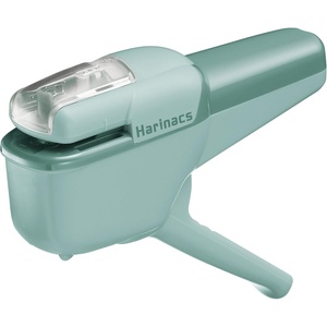 Kokuyo Stapleless Stapler, Harinacs Handheld Staple-Free, Up to 10 Sheets No Staple Binding, Portable Compact Holeless Stapler, Black, Japan Import (SLN-MSH110D)(Green Blue)