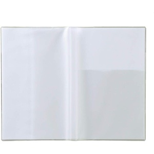 Kokuyo Transparent Cover for JIBUN_TECHO B6 Slim Size Notebook, 7.5″ x 9.8″, 0.2 mm Thick, with 1 Pen Loop & 4 Card Holders, Japan Import (NI-JGM61)