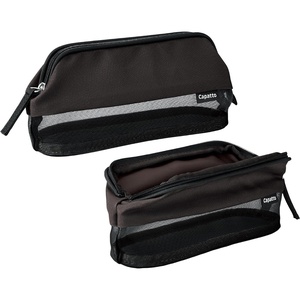 KOKUYO Mesh Pencil Holder Pouch, Black (F-VBF151D)(Black)