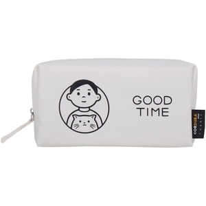 KOKUYO Noritake Pencil holder, Navy (WSG-PC2X222DB)(White)