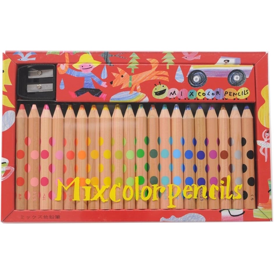 image:imageKOKUYO Dual Colored Pencils with Pencil Sharpener in 10 Colors Smooth Coloring Pencils for Durable Vibrant Coloring Drawing Sketching Arts amp Crafts Supplies Gift KEAC120