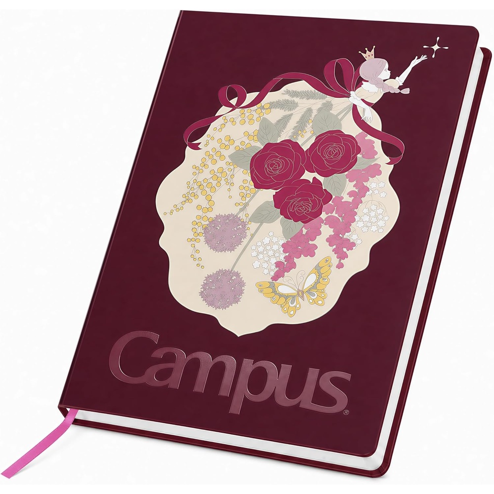 image:imageKOKUYO Lined Journal Notebook A5 Hardcover Notebook for Women in 8mm Ruled 100 Sheets Travel Journal in 55 x 8 Journaling Writing Work amp Office 70 GSM Japanese Smooth Paper RedRed