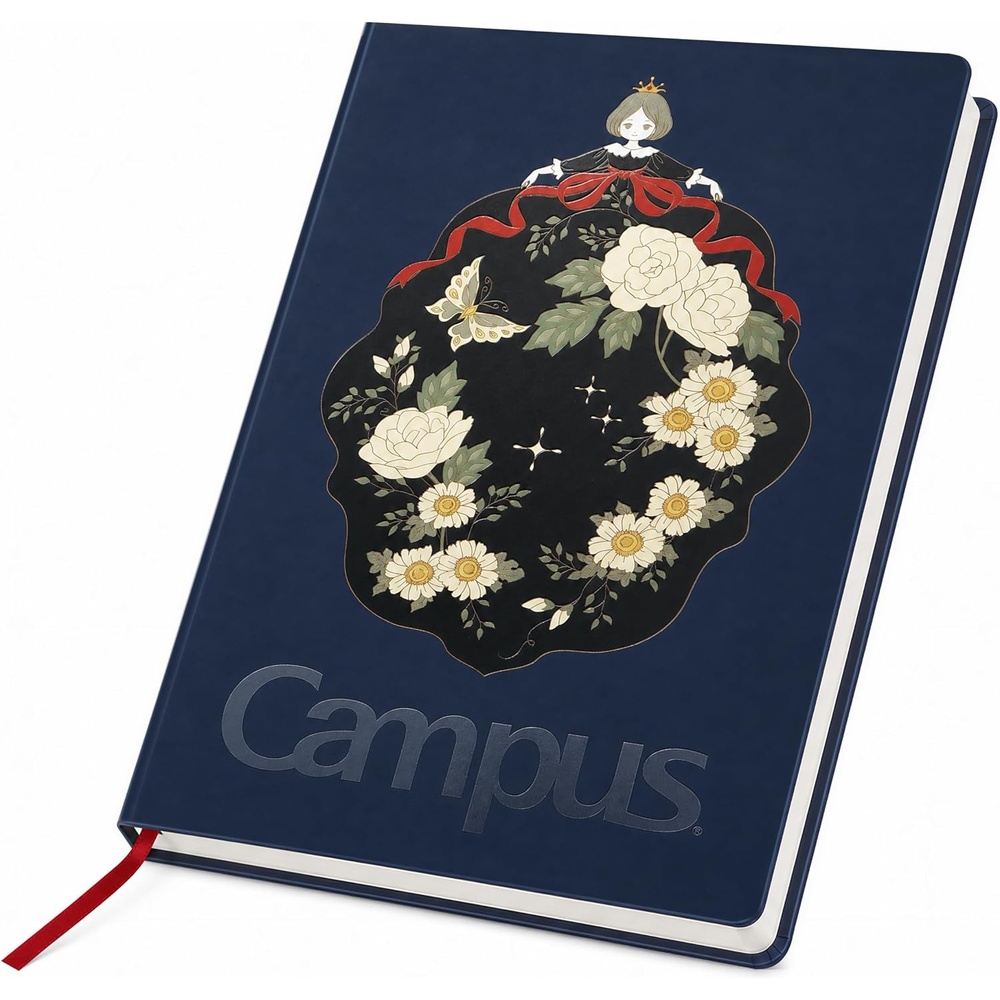 image:imageKOKUYO Lined Journal Notebook A5 Hardcover Notebook for Women in 8mm Ruled 100 Sheets Travel Journal in 55 x 8 Journaling Writing Work amp Office 70 GSM Japanese Smooth Paper RedNavy