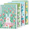 image:imageKOKUYO Composition Notebooks 4 Pack Campus A5 Lined Notebooks with 8mm Dot Ruled 80 Sheets with PVC Pocket Cover School Comp Book in Animals Journal Notebook for Women Work Study Note Taking